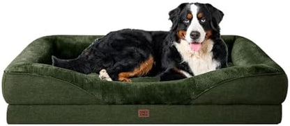 EHEYCIGA Orthopedic XXL Dog Bed for Large Dog, Memory Foam Dog Couch