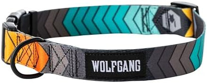 Wolfgang Wide Venture Dog Collar Chevtech Print X-Large