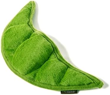P.L.A.Y. Cute Plush Dog Toys - Fruit & Vegetable Themed Durable Squeaker Chew Toy, Great for Puppies & Small, Medium, Large Dogs - Machine Washable, Recycled Materials (Garden Fresh Peapod, X-Small)