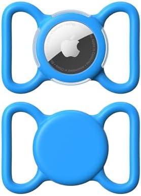 Waterproof AirTag Holder for Dog Collar, Soft Slide-On Dog AirTag Holder