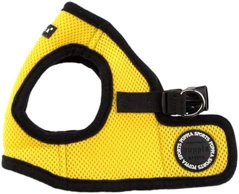PUPPIA International Harness Soft B Vest, Small, Yellow