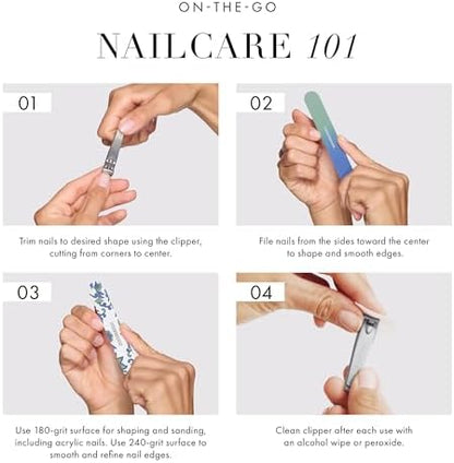 Tweezerman Nail Kit with Clipper & 2 Nail Files Paisley
