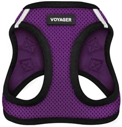 Voyager Step-in Air Dog Vest Harness - Purple/Black Trim, X-Small