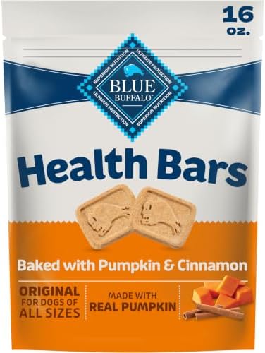 Blue Buffalo Health Bars Pumpkin & Cinnamon Dog Biscuits, 16 oz
