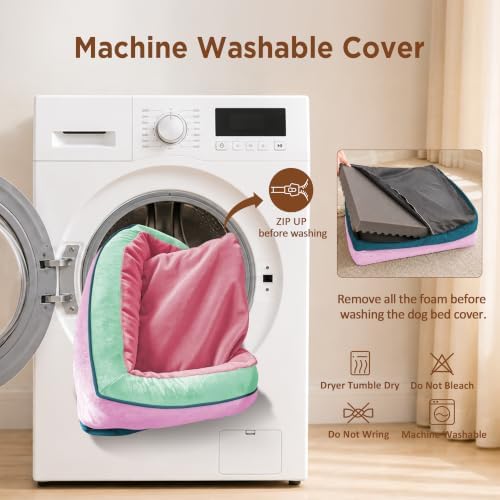 Comfort Expression Orthopedic Dog Bed for Extra Large Dogs with Bolster
