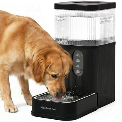 2.9 Gallon Automatic Dog Water Dispenser with Stainless Steel Bowl
