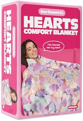 Cozy Concepts Co. Hearts Comfort Throw Blanket by Relatable