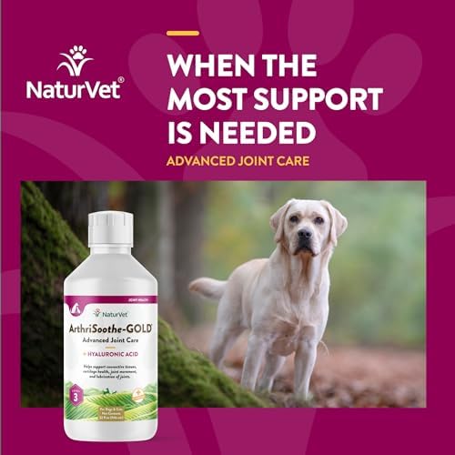 NaturVet Advanced Joint Care Liquid Supplement, Dogs & Cats, 32 fl oz