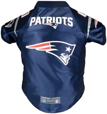 Littlearth NFL New England Patriots Premium Pet Jersey, Team Color, X-Large