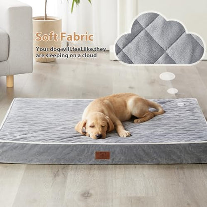 WNPETHOME Orthopedic Waterproof Dog Bed Medium for Comfy Sleeping