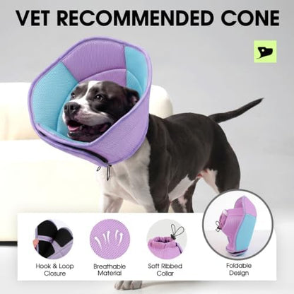 Dog Cone Soft Cone for Dogs to Stop Licking