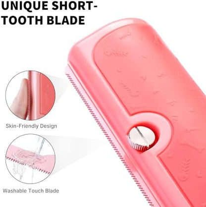 Cat and Dog Deshedding Brush for Shedding, Pink
