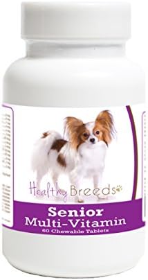 Healthy Breeds Papillon Senior Dog Multivitamin Tablets 60 Count
