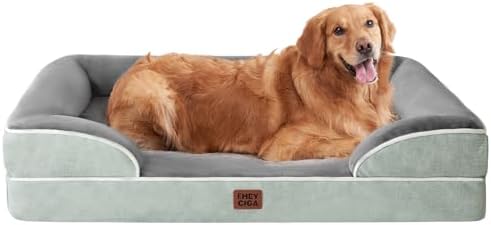 EHEYCIGA Orthopedic Extra Large Dog Bed, Waterproof Washable XL Pet Bed 44"