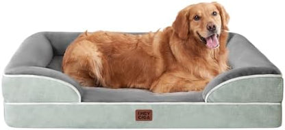 EHEYCIGA Orthopedic Dog Beds Large Sized Dog, Waterproof Washable Pet Bed