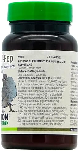 Nekton-Rep Vitamin Mineral Supplement for Reptiles and amphibians, 75gm