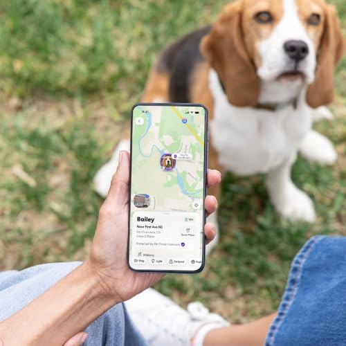 Life360 Pet GPS Tracker for Dogs | Live Tracking, Escape Alerts & Lost Pet Network | Up to 14 Days Battery | 12-Month Silver Subscription Included for New & Free Members | 1-Pack, Black