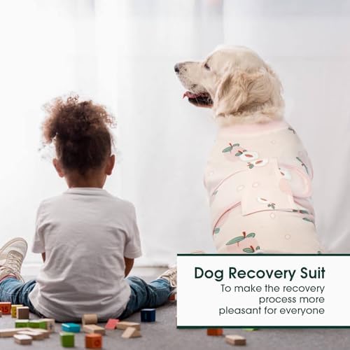 Kuoser Recovery Suit for Dogs Cats, Soft Dog Surgery Suit Female Male Spay