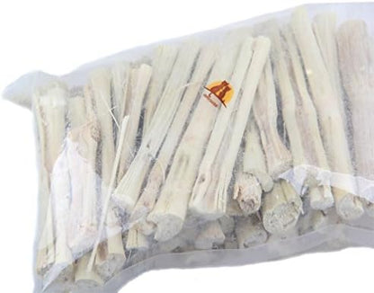 emours Natural Bamboo Teeth Chews for Rabbits Chinchilla Guinea Pigs Sugar Gerbils and More Small Pets,500g (Pack of 2)