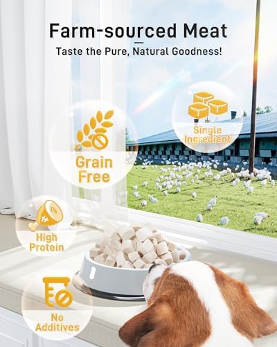 Freeze Dried Chicken Cats & Dogs Treats,3.52oz