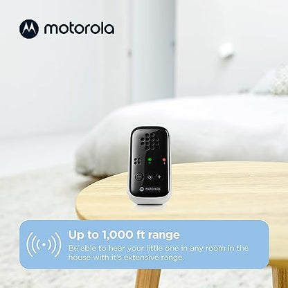Motorola Nursery Audio Baby Monitor, No WiFi, 1000ft Range, Cry Detection, Portable Parent Unit, DECT, PIP10