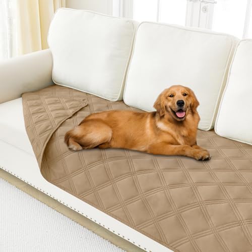 Smiry Waterproof Dog Bed Cover, Reversible Pet Blanket for Sofa Couch
