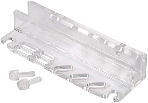 Fdit Acrylic Water Plants Grass Maintenance Tool Holder Aquarium Rack Organizer Fish Tweezers Scissors Storage Rack