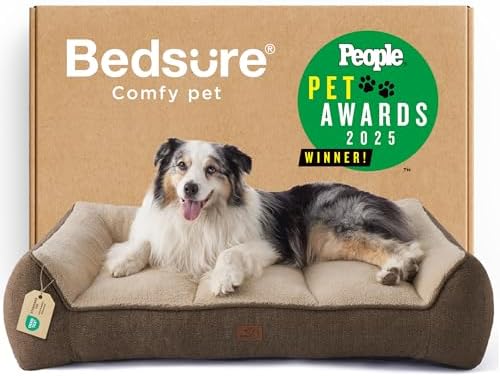 Bedsure SupportMax™ Extra Thick Orthopedic XL Dog Beds Large Sized Dog
