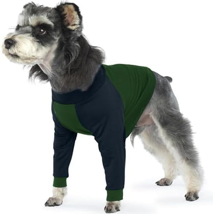 Lelepet Dog Recovery Sleeve for Wounds Front Legs, Stop Licking Dog Shirt