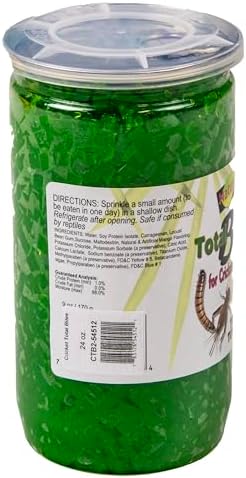 Nature Zone SNZ54511 Feeder Insects Total Bites Soft Moist Food with Spirulina, 9-Ounce