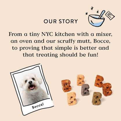 Bocce's Bakery PB & Banana Flavor Dog Biscuit Treats Bundle, 14 oz (2 Pack)