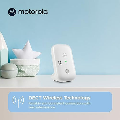 Motorola Nursery Audio Baby Monitor, No WiFi, 1000ft Range, Cry Detection, Portable Parent Unit, DECT, PIP10