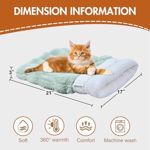 3 in 1 Semi-Enclosed Self Warming Burrow Cat Bed Sleeping Cave