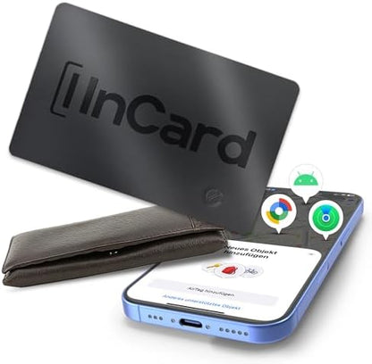 Wallet Tracker Card, Android & iPhone, Find My & Google, 5 Year Battery