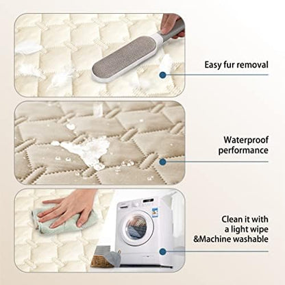 gogobunny Waterproof Dog Blankets for Large Dogs, Pet Bed Cover Breathable