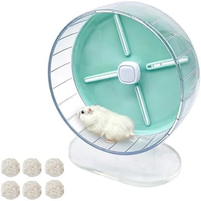 Silent Hamster Wheel,7.87 Inch Quiet Spinner Dwarf Hamster Running Wheel