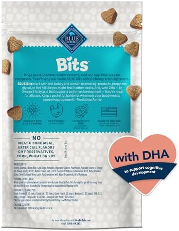Blue Buffalo Bits Turkey Training Treats, 4 oz