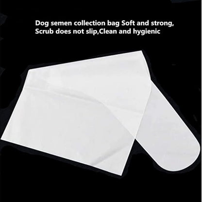 50 Pieces of Set AI Artificial Insemination Dog Breeding Kit, Disposable Canine Artificial Insemination Cones Dog Semen Collection Bag,AI Breeding Kit for Small and Medium Breeds