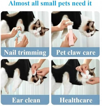 Cat Dog Grooming Hammock Pet Trimmer Dog Nail Clipper Pet Sling for Nail Trimming Bathing Light Cat Grooming Hammock for Large Cats