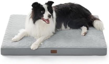 Bedsure ComfyFleece XL Dog Bed for Crate with Washable Cover, 41x27