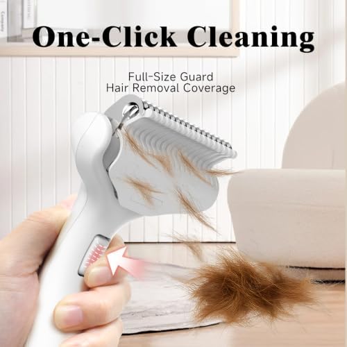 Pet Steam Brush for Dog, Cat & Dog brush for shedding - 1 Waterless Shampoo