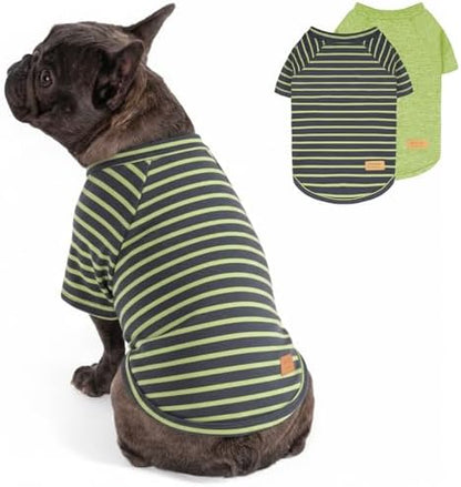KYEESE 2Pack Dog Sweater with Sleeves Fleece Shirt for Small Dogs