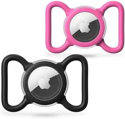 Waterproof AirTag Holder for Dog Collar, Soft Slide-On Dog AirTag Holder