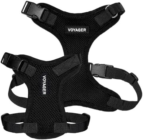 Voyager Step-in Lock Dog Harness - Black, X-Large