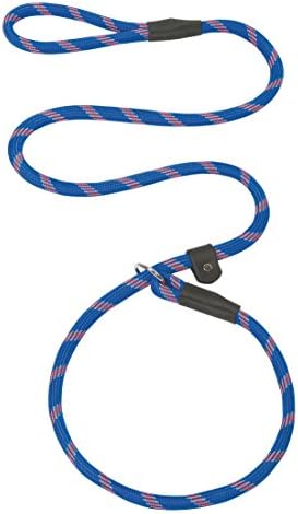Terrain D.O.G. Rope Slip Lead, Blue/Orange, 1/2" x 6'