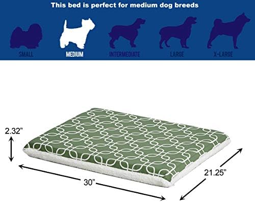 MidWest Homes for Pets Quiet Time Teflon Defender Dog Beds; Pet Beds Designed to Fit Folding Metal Dog Crates