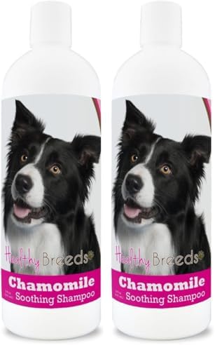 Healthy Breeds Border Collie Chamomile Soothing Dog Shampoo 8 oz (Pack of 2)
