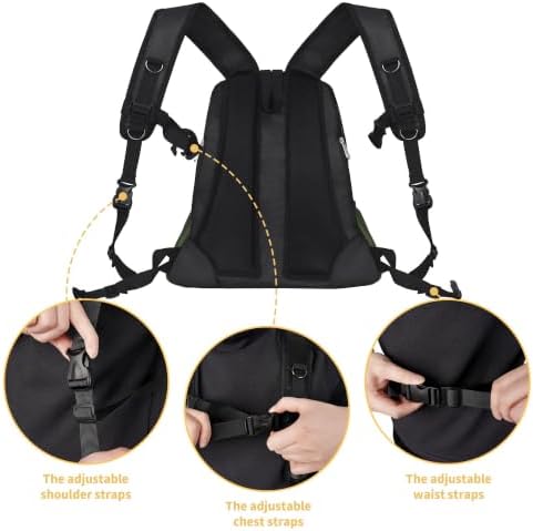 WOYYHO Pet Dog Carrier Backpack, Ventilated Mesh Small Dog Front Backpack