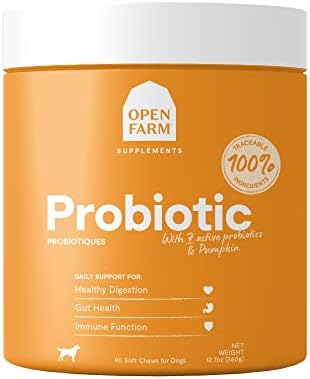 Open Farm Probiotic Chews, Dog Supplement, 12.7 oz, 90 Count