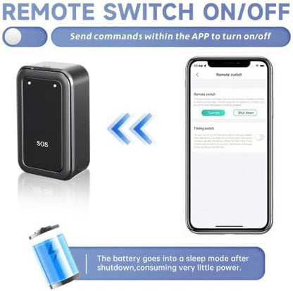0.8 inch! Hidden Mini GPS Tracker for Vehicles Portable Real Time Locator